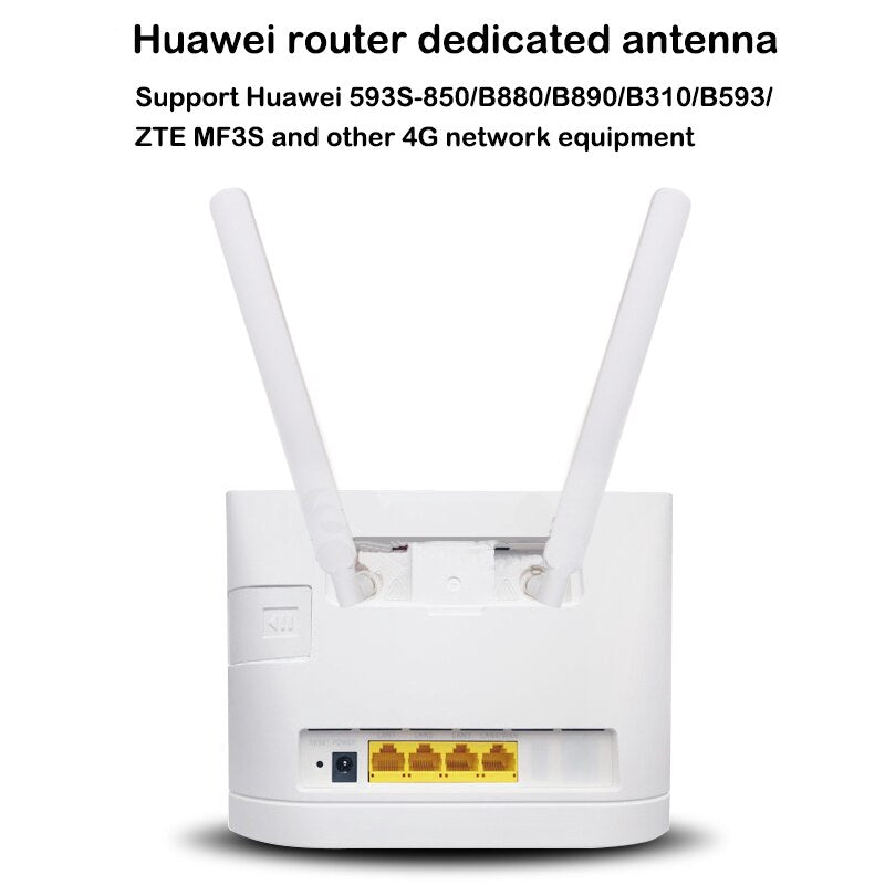 2pcs 4G Antenna 10dbi Signal Booster Amplifier WiFi Router External Antenna for Huawei B310 B311 B315 B593 B880 B890 CPE ZTE MF3