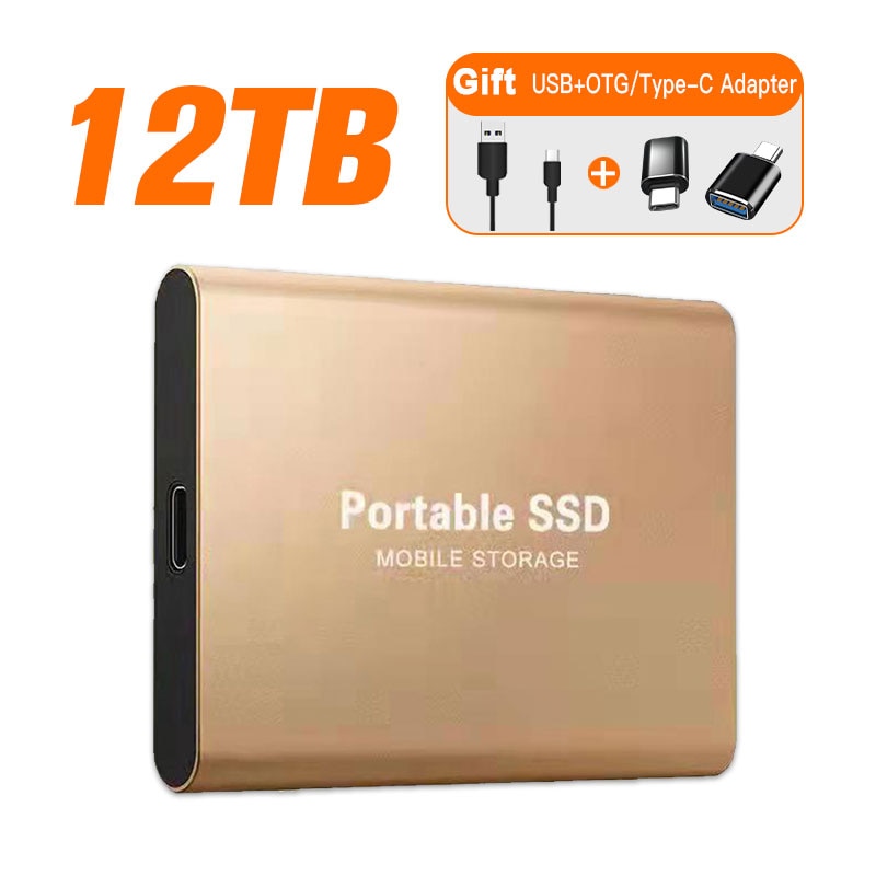 1TB Portable SSD 2TB External Solid State Drive 500GB High Speed External Hard Drive M.2 USB 3.1 Interface Mass Storage disk