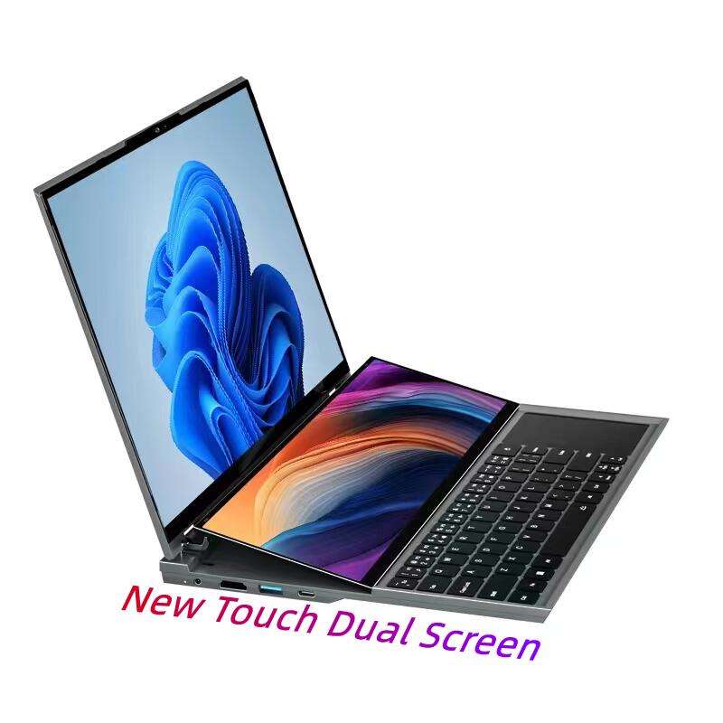 2023 Dual Screen Laptops Touch Office Gaming Notebook Metal Win11 16.1” +14.0" Intel I7-10750H 64GB+2TB PCI Graphics Card Dock