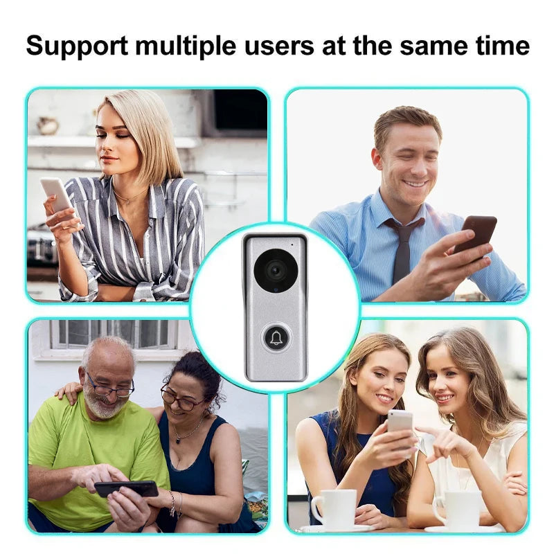 1080P 7/10 Inch Touch Screen Doorbell Metal Tuya Smart Wifi Video Intercom System for Home Waterproof Door Phone