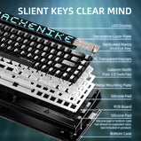 Machenike KT68 Pro Mechanical Keyboard Dynamic Smart Screen Rgb Backlit Hot Swap 68 Keys Gaming Keyboard Twist switch Three Mode
