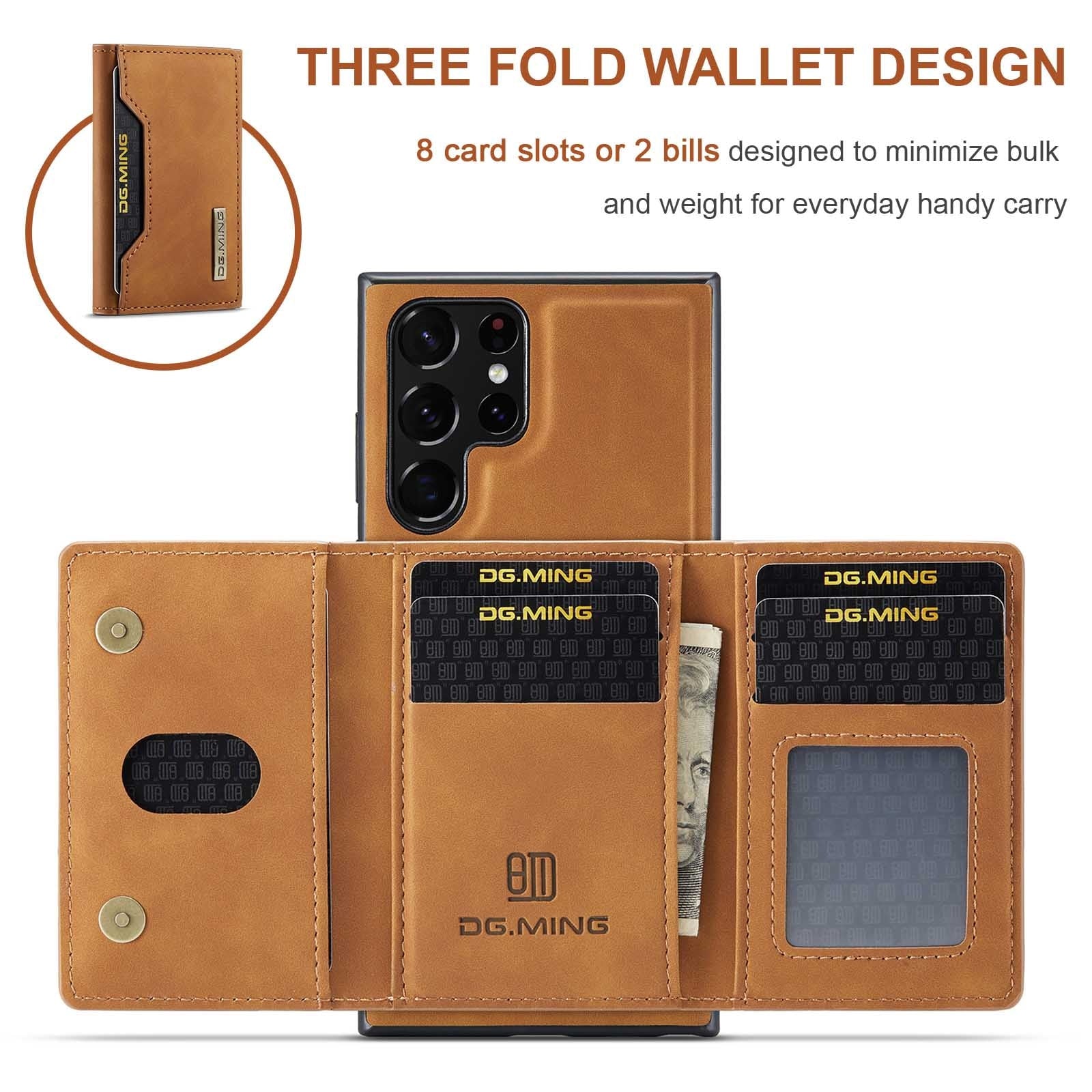 Luxury Stand Wallet Phone Case For Samsung Galaxy S23 S22 S21 S20 Note20 Ultra Plus FE Strong Magnetic Leather Protective Cover