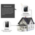 Outdoor Wireless Doorbell Waterproof House Chime Kit Remote Home Garden Remote 60 Songs Door Bell