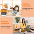 Eary Room Heater for Home Winter Electric Hand Warmer Compact Portable Warmer 2 Speed Temperature Control Warm Fireplace