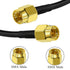 SMA Male to SMA Male Cable RG58 Low Loss Wifi Antenna Extension Cable SMA Male Connector  Plug Pigtail Cable 30CM  50CM 1M 5M