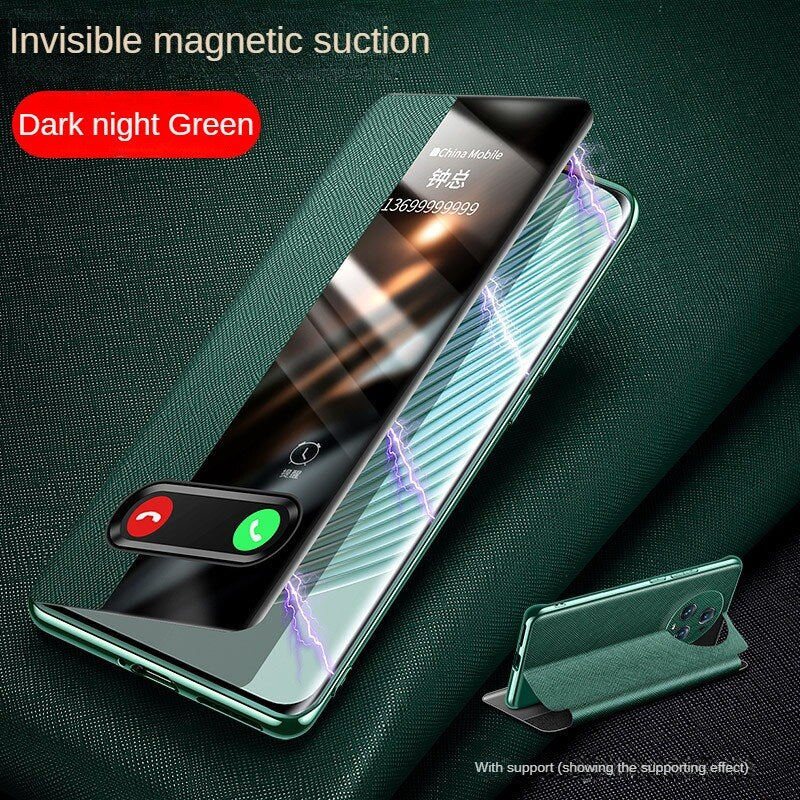 Luxurious Cowhide for Honor Magic 5 Pro Leather Phone Case Flip Magnetic Protective Cover for New Honor Magic 5 ZHIZHEN Edition