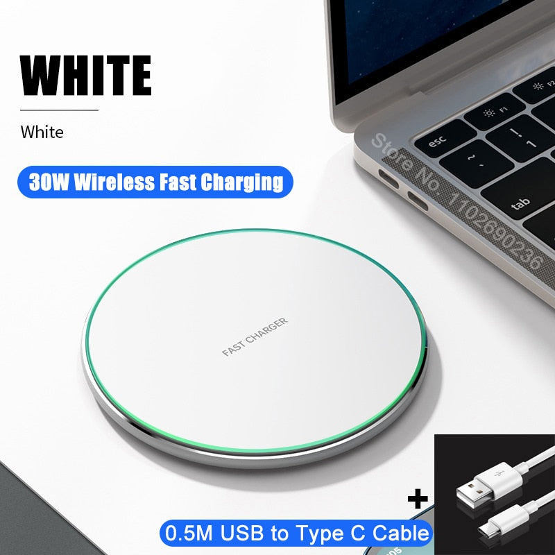 30W Original Magnetic Wireless Charger For Apple iPhone 13 12 11 14 Pro Max Samsung S23 S22 S21 Ultra Plus Xiaomi Mi 13 12 Pro