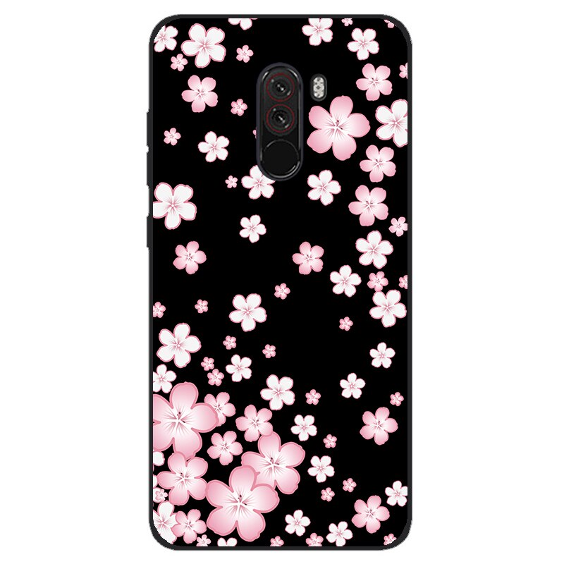 For xiaomi mi pocophone f1 Case Silicon Back Cover Phone Case for xiaomi poco F1 Cases Pocofone F1 6.18 inch Soft bumper coque