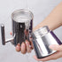 Stainless Steel Stovetop Espresso Maker, Moka Pot, Cuban Coffee Maker,Italian Espresso Maker for Induction Gas or Electric Stove