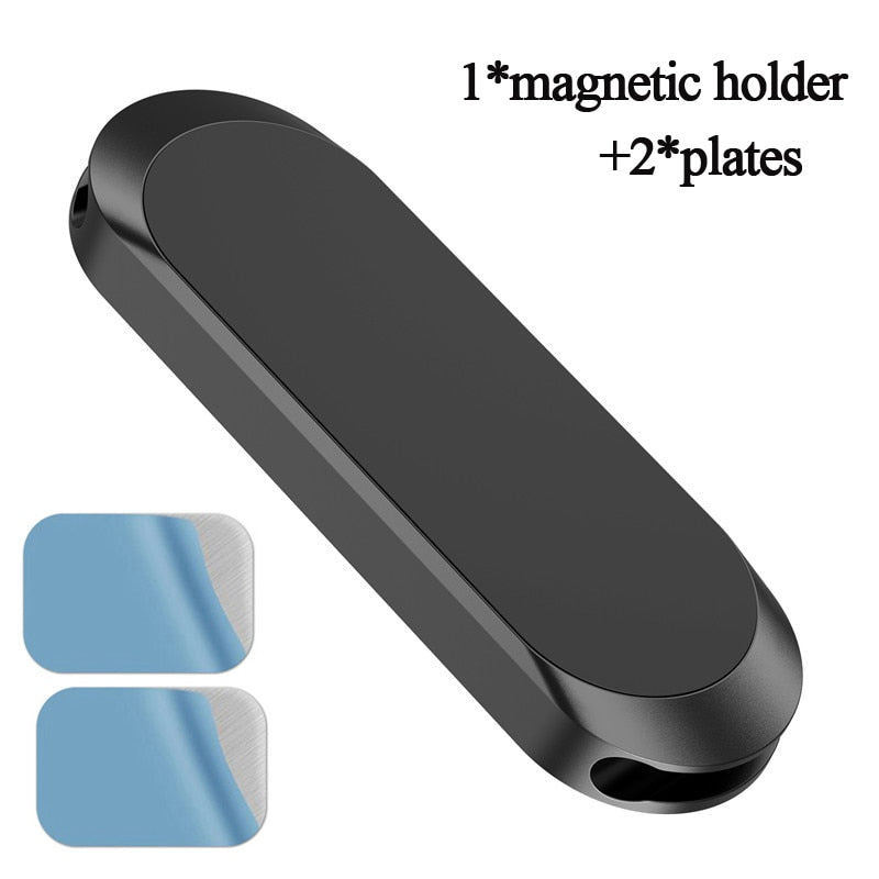 Magnetic Car Phone Holder Dashboard Magnet Phone Stand For iPhone Max Xiaomi Zinc Alloy Magnet GPS Car Mobile phone Mount