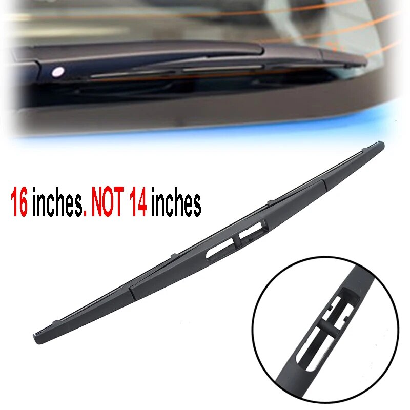 Erick's Wiper 16" Rear Wiper Blade For Subaru Impreza Hatchback MK3 2007 - 2013 Windshield Windscreen Tailgate Window Rain Brush