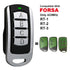 FORSA RT1 RT2 RT4 Garage Door Remote Control 433MHz Gate Keyfob 433MHz Rolling Code Transmitter Command