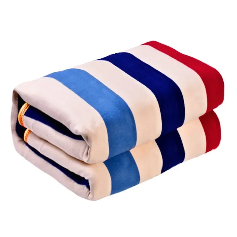 12/24V Car Electric Heated Blanket Mat Thicker Warmer Heater Winter Car Electric Blanket Heating Travel Blankets For RV SUVs