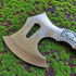 Multifunctional Fire Axe Wooden Handle Camping Tree Cutting and Logging Viking Battle Axe Chopping Bone Axe