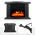 1000W Electric Fireplace Heater With Remote Control Flame Heater Indoor Space Stove Portable Desktop Hot Fan Winter Heater