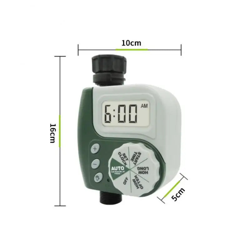 Digital Automatic Watering Timer W 2 Hose Connectors Garden Irrigation Timer Faucet Sprinkler Intelligent Irrigation Controller