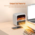 New Heater Fan Household Heater Indoor Desktop Electric Heater Ceramic Heating Charcoal Small Heater sell like hot cakes