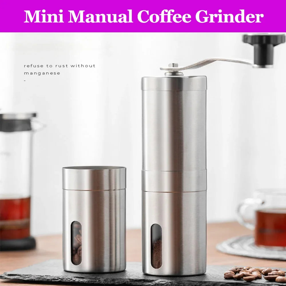 Mini Manual Coffee Grinder Portable Coffee Machine Pepper Grain Mill Outdoor Camping Gift Coffeeware Teaware for Kitchen Tool