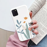 Soft Case For Samsung Galaxy Note 10 Lite Phone Cover Cute Flowers Butterfly Fundas TPU Coque For Samsung Note 10 Lite Bumper