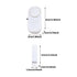 6sets/pack Wireless Anti Theft Easy Install Apartment Burglar Alert Door Alarm Window For Home Security DIY Magnetic Sensor