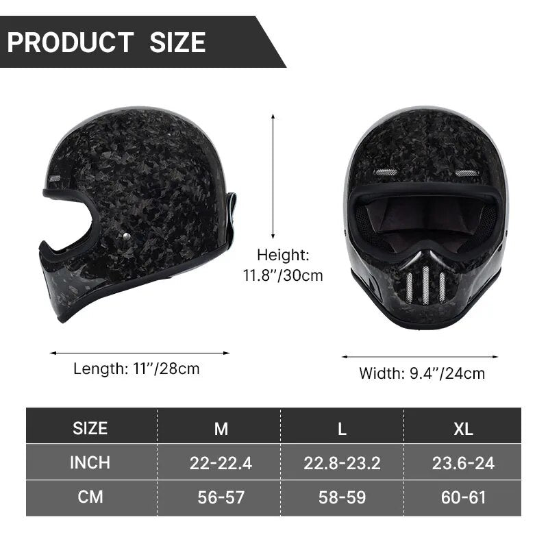 High Quality Motorcycle Helmet Full Face Helmets 12K Carbon Fiber Casque Integrale Moto Homme Homologué