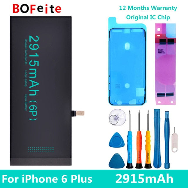 BoFeite Battery for iphone 5 5S 5G 6 6S 6plus 7 8plus High Quality Replacement Batterie for Apple Mobile Phone Battery