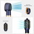 Negative Ion Hair Dryer 6-in-1 Portable Hair Straightener Brush Electric Comb Hair Curling Tool Blow Drier