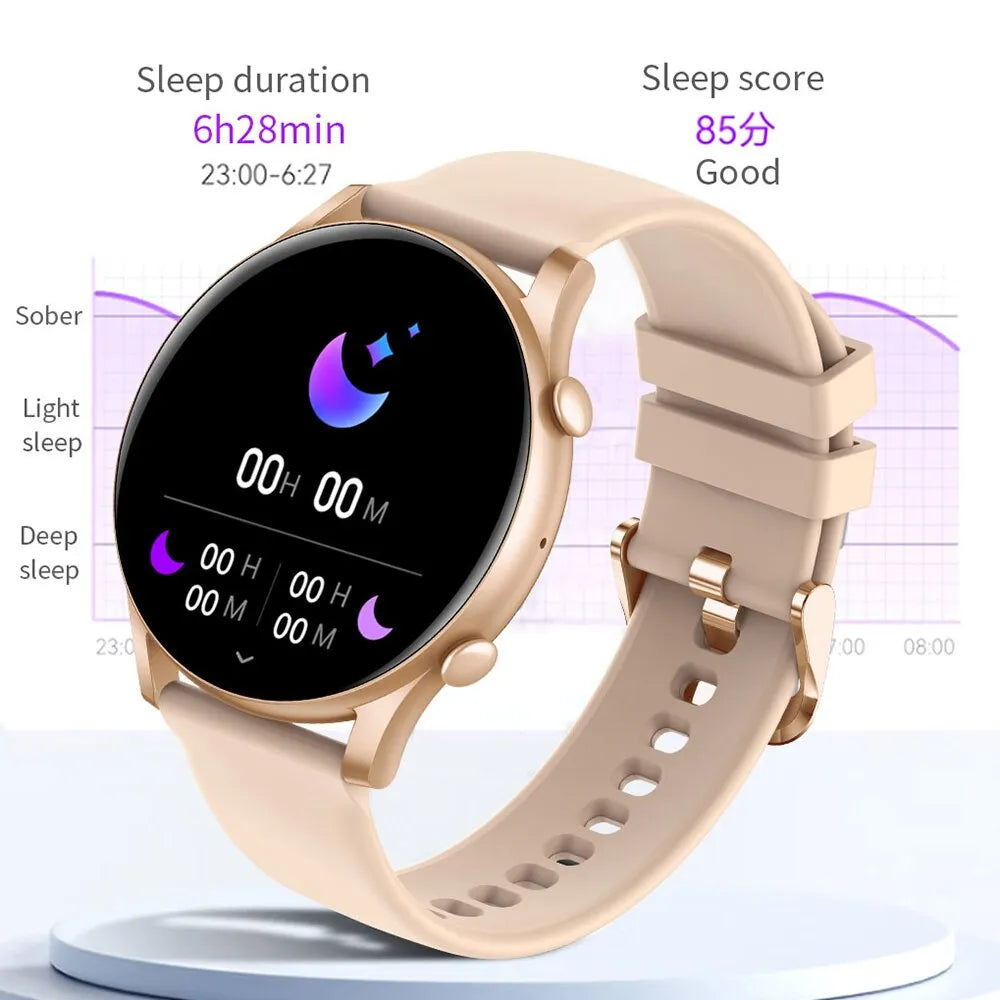 SENBONO 2023 AMOLED Smart Watch BP Health Monitor Answer Make Call Watch Always On Display Waterproof Smartwatch for Men Women