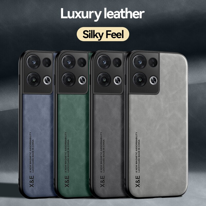 Case For OPPO Reno8 Case Leather Silicone Cover For OPPO Reno 8 Pro Phone Case OPPO Reno8 Pro Cover