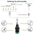 4 IN 1 Gas Soldering Iron Gas Blow Torch Gun Portable Wireless Heating Tool Electric Blow Pen Torch Welding Tool for Motherboard