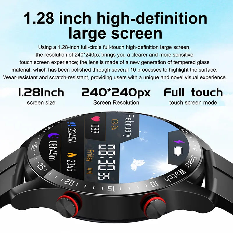 Xiaomi ECG+PPG Bluetooth Call Smart Watch Men Laser Health Blood Pressure Fitnes Sports Watches Sports Waterproof Smartwatch+Box