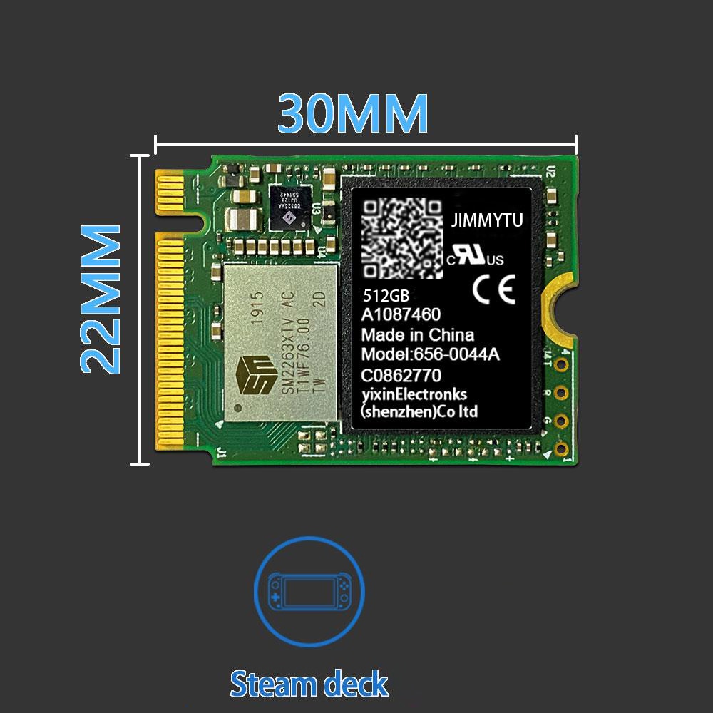 SSD M2 Nvme 2230 1tb Steam Deck 512gb Sata Disco Duro M2 Nvme High Performance PCIe Gen 4x3 For Steam Deck Console With Tools