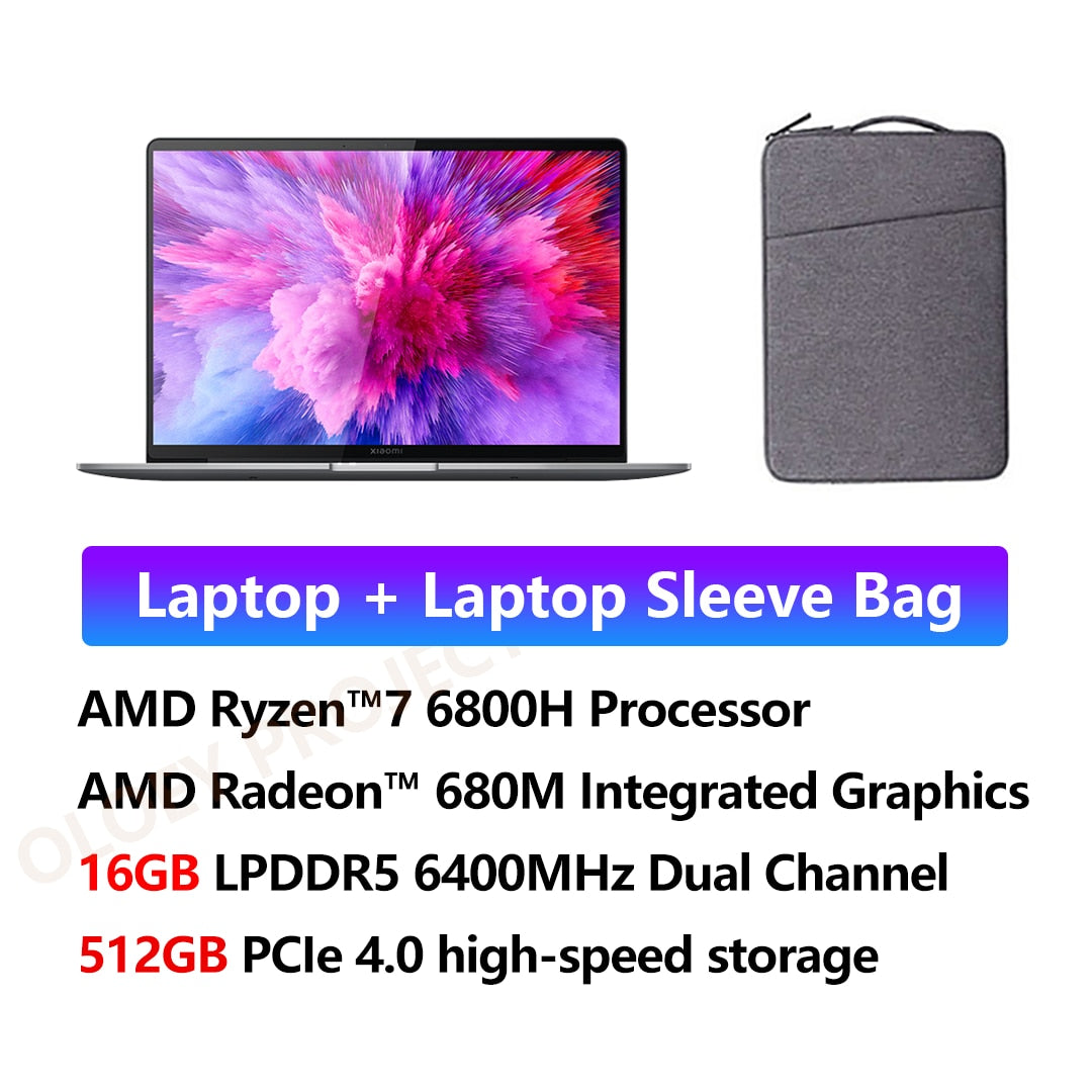 Xiaomi Book Pro 14 2022 Laptop AMD Ryzen R5 6600H/R7 6800H AMD Radeon 680M 16G RAM 512G/1T SSD 14Inch 2.8K 90Hz OLED Mi Notebook