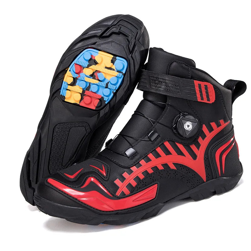 Motorcycle Shoes Riding Male Four Seasons Off-Road Biker Boots Motocross Racing Moto Gear Shift Pad Equipment Drop Protection