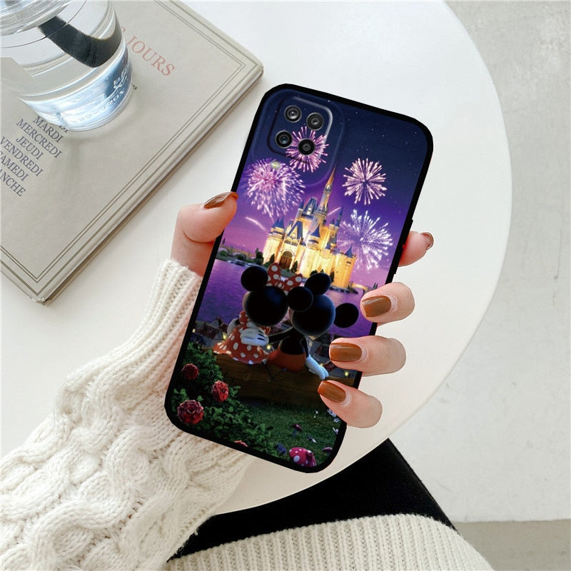 A12 4G Phone Case For Samsung Galaxy A12 M12 F12 4G Mickey Mouse Disney Soft Cover For Samsung A 12 4G F12 M12 4G Bumper Fundas