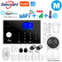 WiFi GSM Alarm System Tuya Smart Home TFT Screen RFID APP Touch Keyboard House Burglar Security Alarm Support Voice Switching