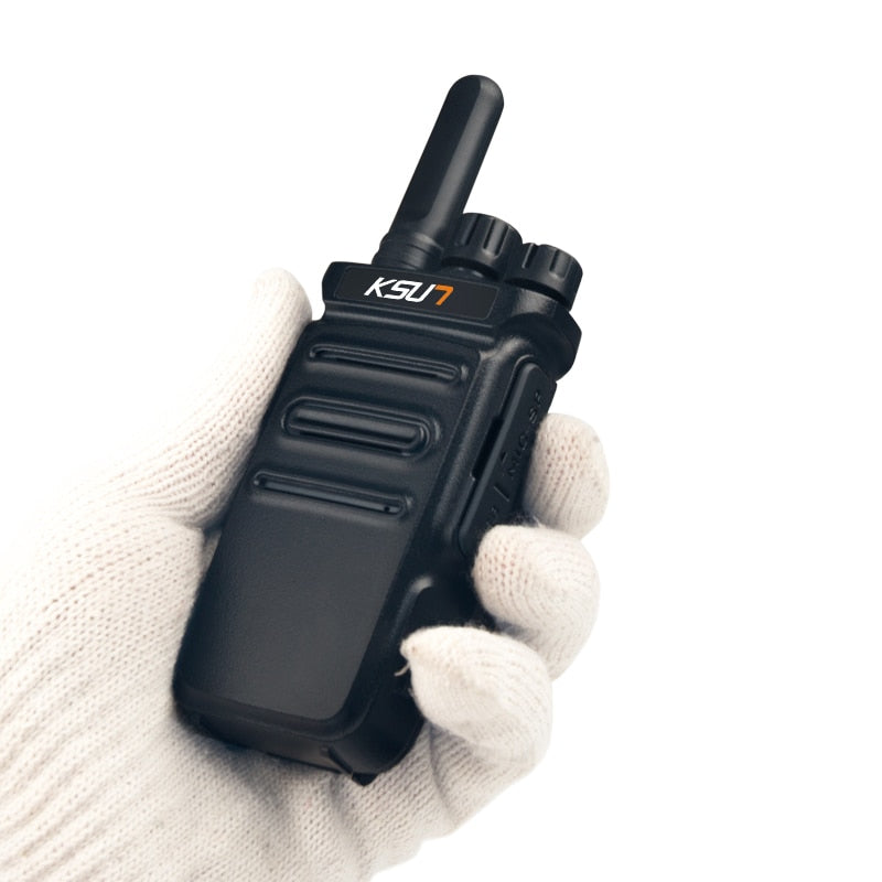 Small Radio 2pcs Include UHF Walkie Talkie Two-Way Radio Ksun X20 Easy To Use For Kids Toy Adult Home Mini Shop Wireless Device