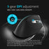 ZELOTES F-36 Wireless Vertical 2.4G Bluetooth Mouse Full Color Light 8 key Programming 2400DPI Game Mouse 730mah lithium battery