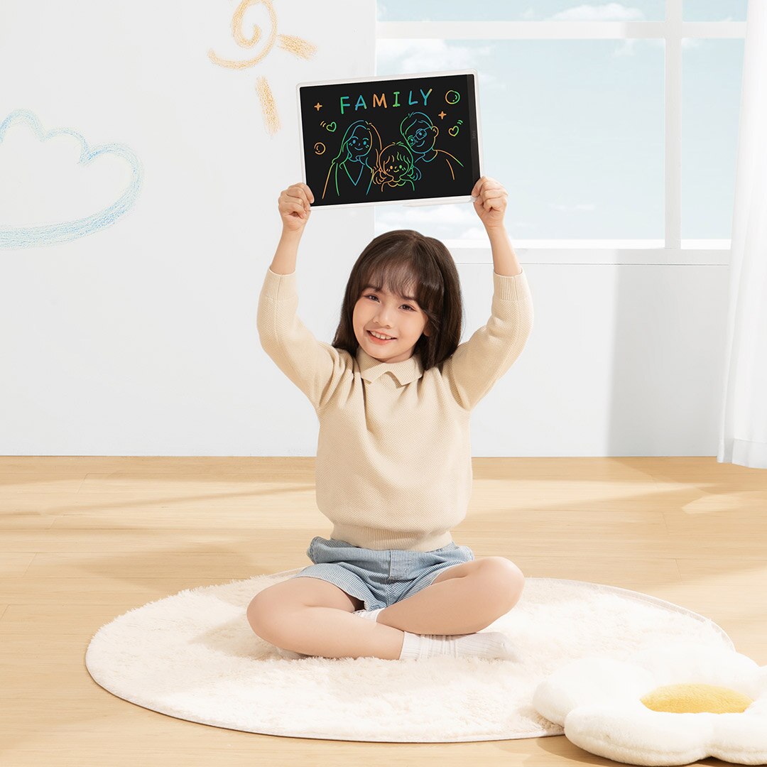 Xiaomi Mijia LCD Writing Tablet Blackboard Colorful Version 10/13.5 inch Erase Drawing Digital Handwriting Pad for Kids