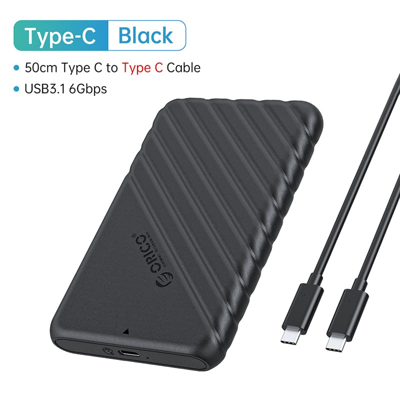 ORICO MicroB USB3.0 2.5" External Storage HDD Case SATA 5Gbps HDD SSD Hard Drive Enclosure Support UASP for PC Laptop