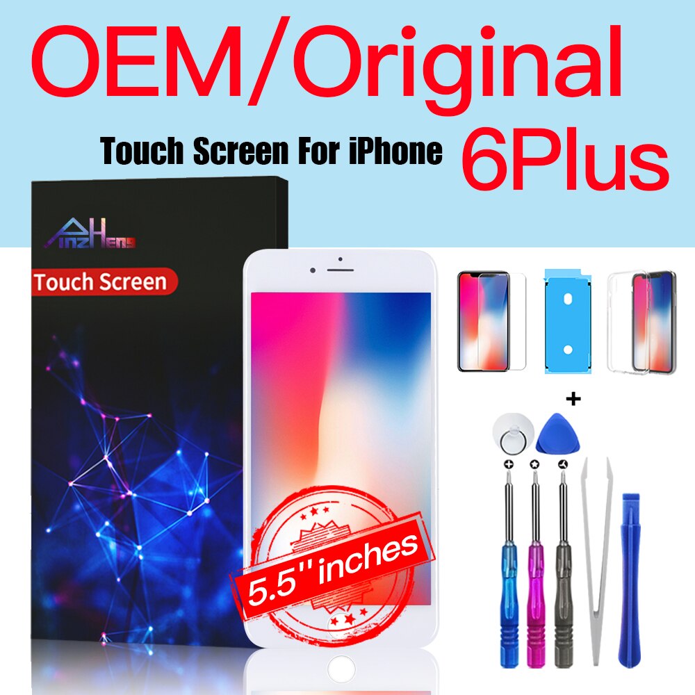 PINZHNEG Original High Quality Screen LCD OEM For iPhone 6 6S 7 8 PLUS SE 2020 Display Replacement Screen 10 Years Warranty
