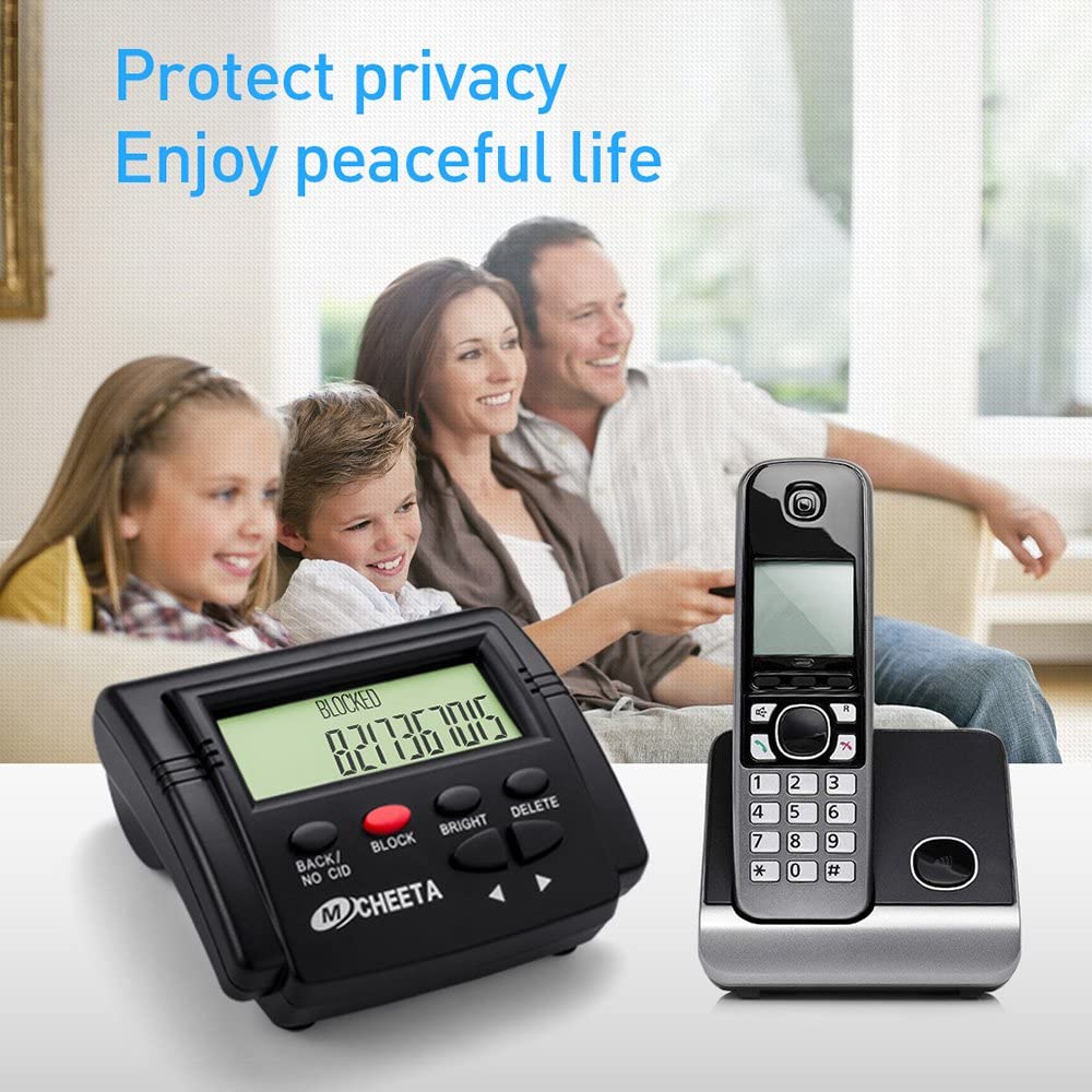 One Touch Number Block Device Call Blocker for Landline Phones Premium Phones with Call Blocking Block Unwanted Nuisance Calls