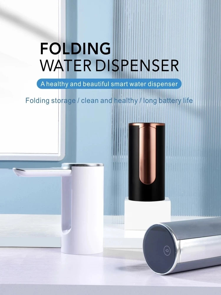 Xiaomi Drink Folding Water Dispenser Water Bottle Pump USB Charging Automatic Barrel Water Absorber Desktop Mineral Water Dispen