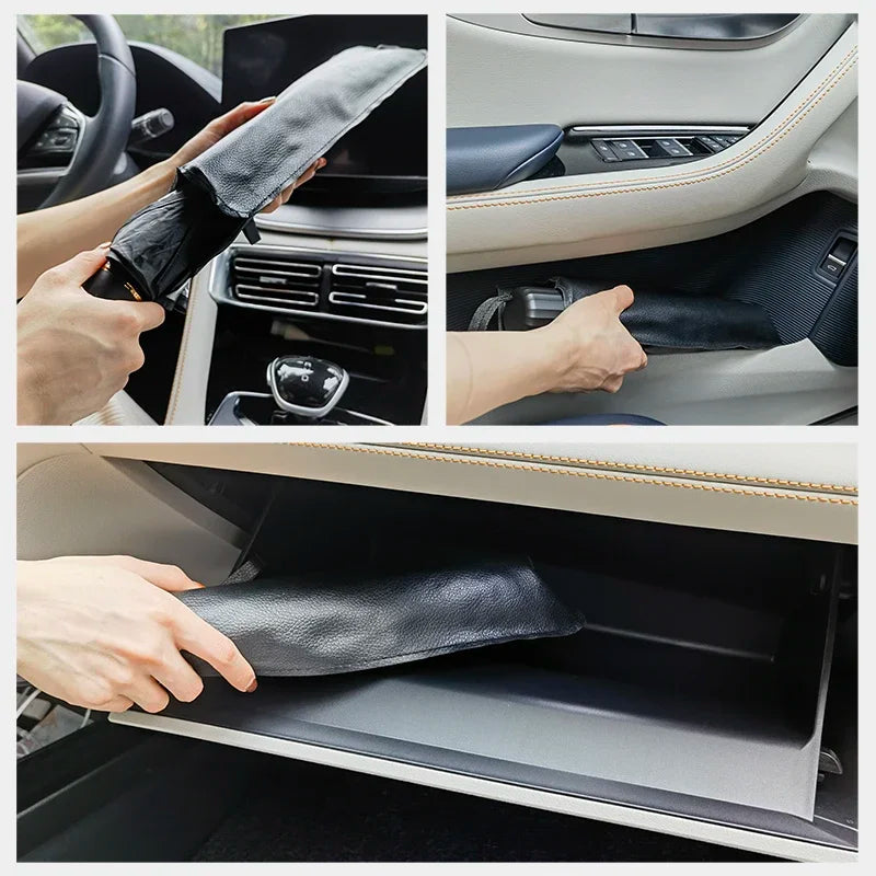 Car Sunshade Front Windshield Parasol V-shaped for EV Sun-proof and Heat-insulation Foldable Sun Shade Umbrella New Style