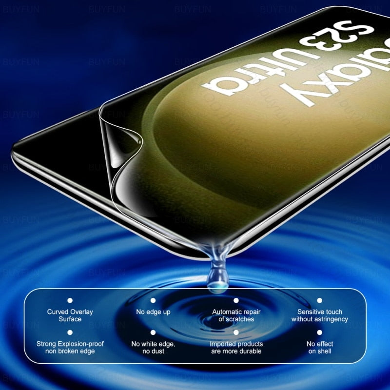 8In1 Soft Hydrogel Film for Samsung Galaxy S23 S 23 Ultra 23Ultra 2023 Camera Glass Sumsung S23Ultra S23+ Screen Protector Films