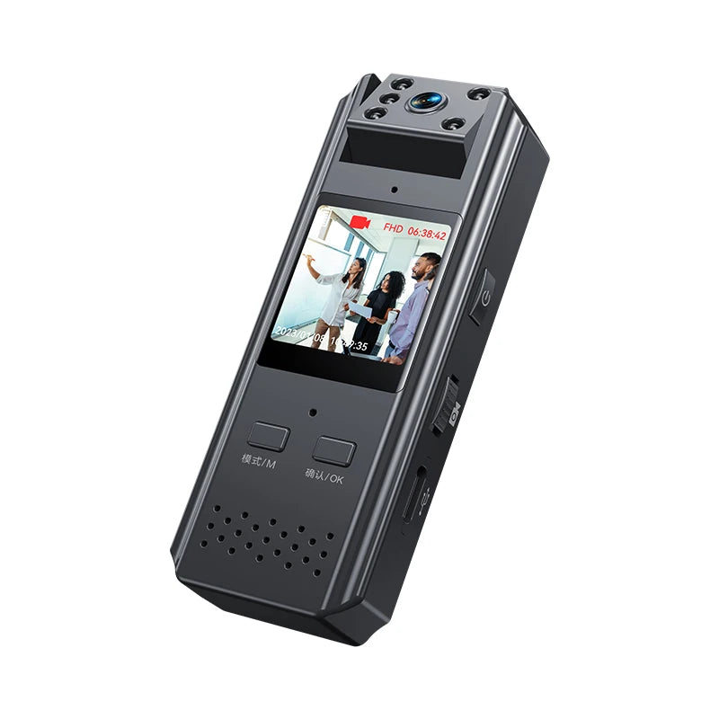 E780 2K HD Image Quality CCTV Body Chest Camera Police Mini IR Night Vision Anti-shake One-key Video Voice Recorder Camcorder
