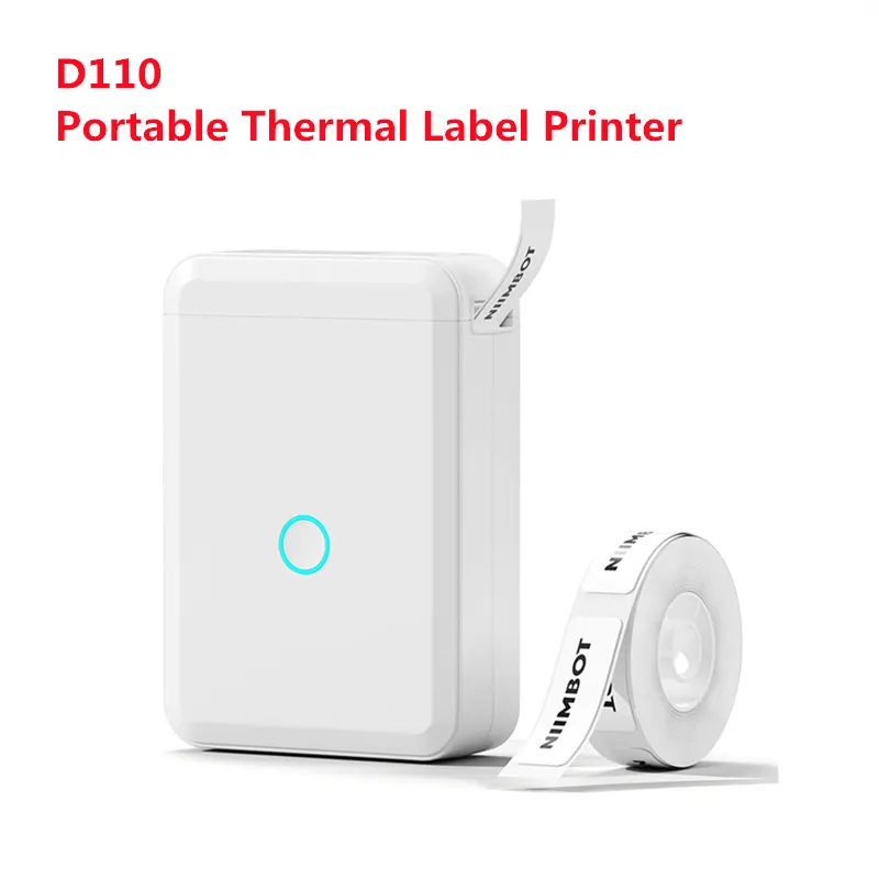 Niimbot D110 Portable Pocket Label Printer / Bluetooth Wireless Handheld Mini Thermal Label/Price Printer For Office/Home/Store