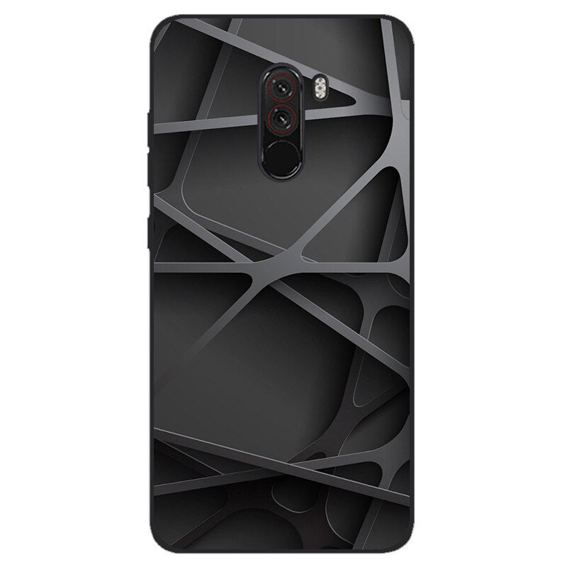 For xiaomi mi pocophone f1 Case Silicon Back Cover Phone Case for xiaomi poco F1 Cases Pocofone F1 6.18 inch Soft bumper coque