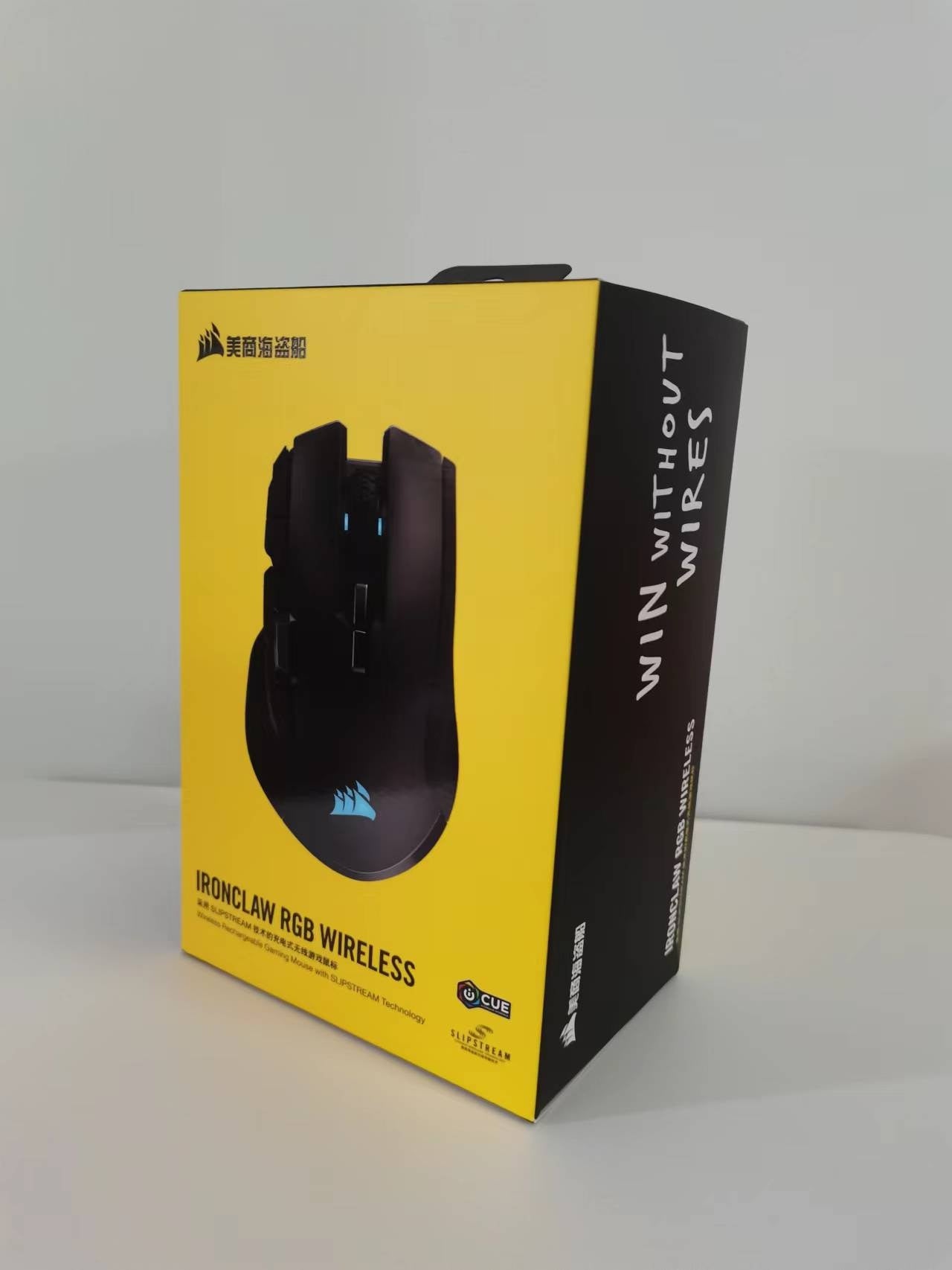 Corsair Ironclaw Wireless RGB - FPS and MOBA Gaming Mouse - 18,000 DPI Optical Sensor - Sub-1 ms SLIPSTREAM Wireless