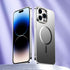 New Magsafe Magnetic Stainless Steel iPhone 14 Phone Case Metal Lens Protective Frame Suitable for iPhone14 Pro Series Cover